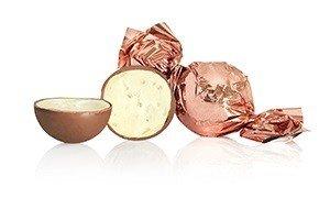 Cocoture kobber fyldt chokoladekugle - flødechokolade m/rom & lime