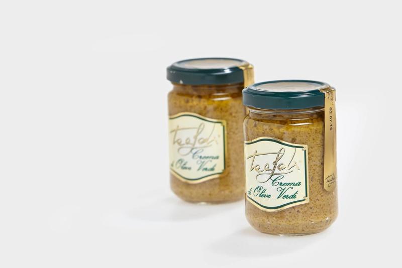 Crema di olive verdi