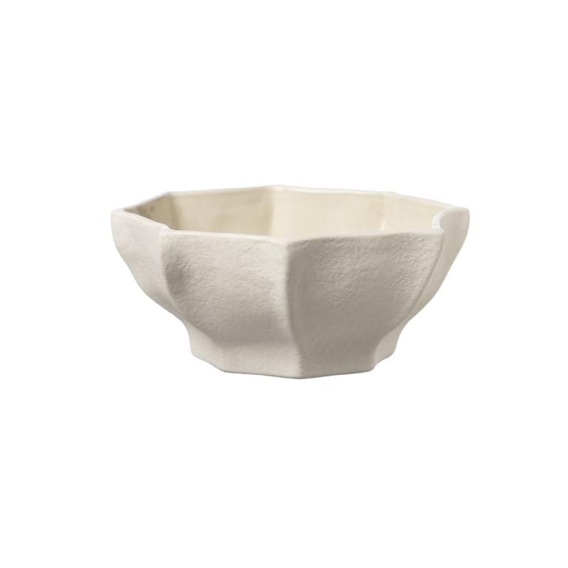 ERNST Skål d17 h7cm naturhvid