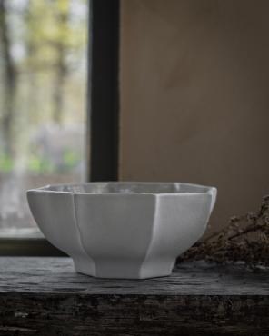 ERNST Skål d22,5 h9 cm naturhvid – billede 2