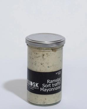 KUDSK Ramsløg sort trøffel mayonnaise