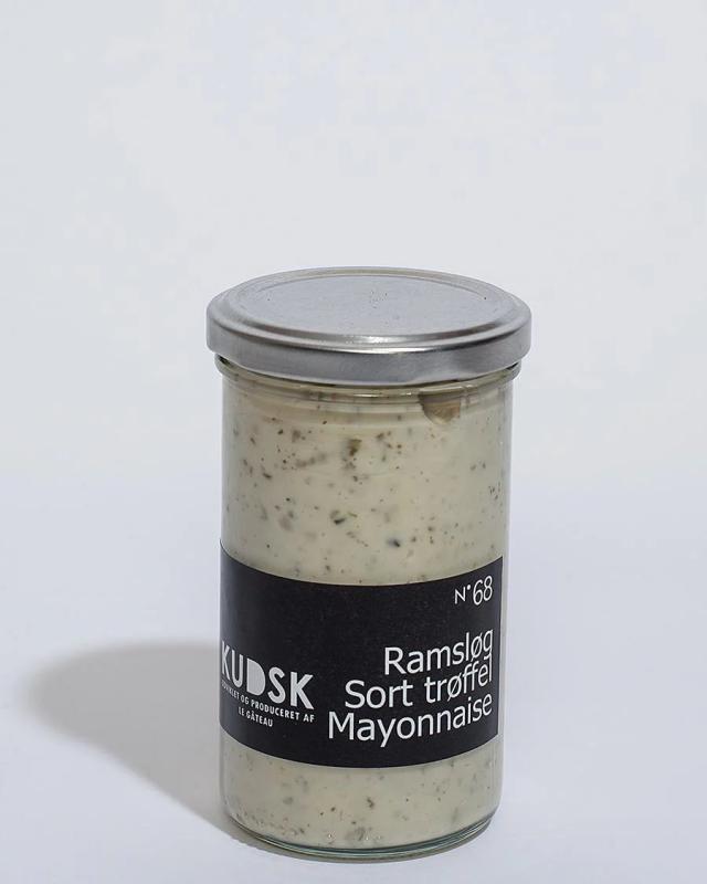 KUDSK Ramsløg sort trøffel mayonnaise
