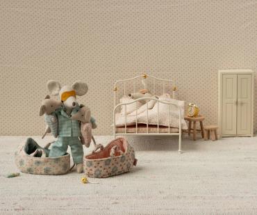Maileg Babymus i babylift - Blå – billede 2