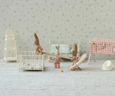 Maileg Hare, My - Rød tern – billede 2