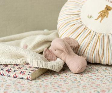 Maileg Lullaby friends, Elefant rangle - Rosa – billede 2