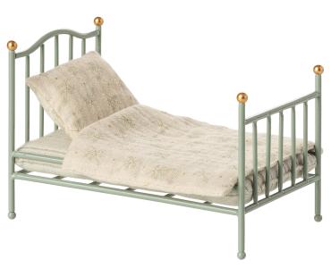 Maileg Vintage seng, Mus - Mint
