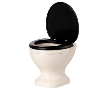 Maileg WC, Mus - Råhvid