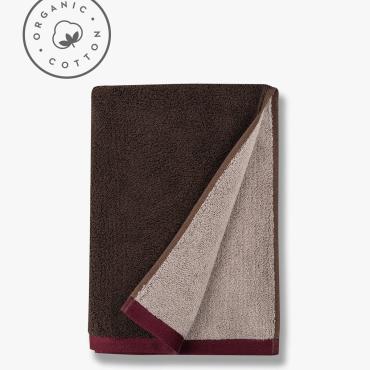 Mette Ditmer SOFT håndklæde, Brown / Sand