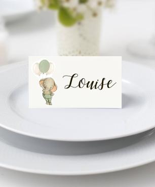 Mouse & Pen Elefant dreng – Sticker sheet – billede 2
