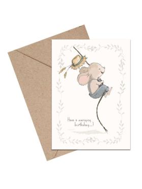 Mouse & Pen Flyvende mus kort