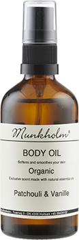 Munkholm Bodyoil Patchouli & Vanille 100 ml.