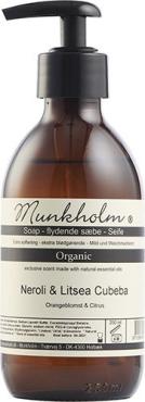 Munkholm Flydende sæbe, Neroli & Litsea Cubeba, 250ml.