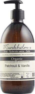 Munkholm Flydende sæbe, Patchouli & Vanille 500ml