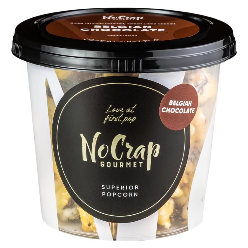 No Crap Gourmet Popcorn Belgisk Chokolade 65g