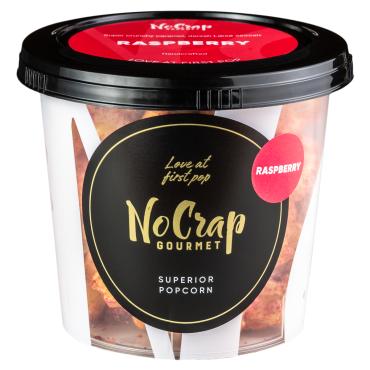 No Crap Gourmet Popcorn Hindbær 65g