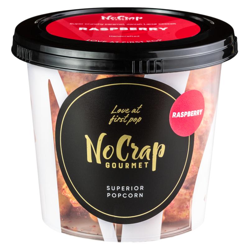 No Crap Gourmet Popcorn Hindbær 65g