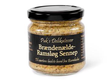 Puk's Delikatesser Brændenælde- Ramsløg Sennep