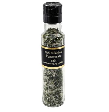 Puk's Delikatesser Parmesan Salt med ramsløg og persille
