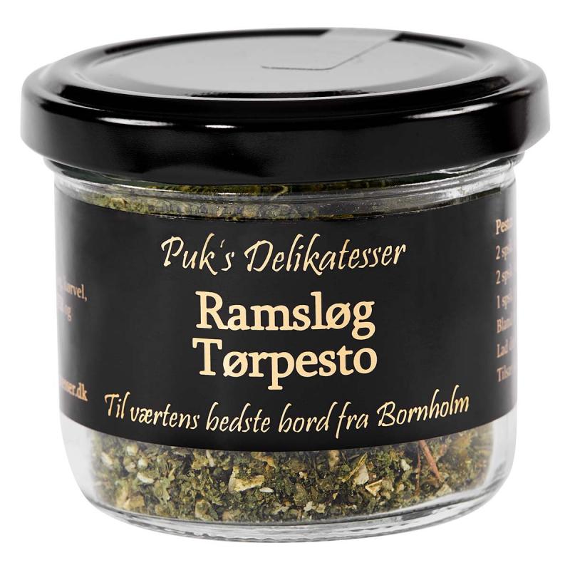 Puk's Delikatesser Ramsløg tørpesto