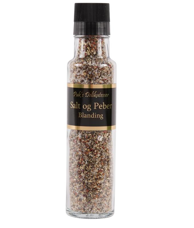 Puk's Delikatesser Salt og Peber Blanding i kværn