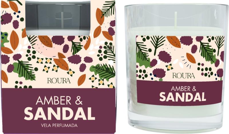 ROURA Amber & Sandal duftlys