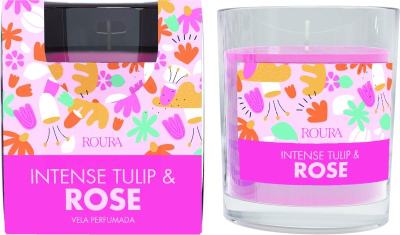 ROURA Intense Tulip & Rose duftlys