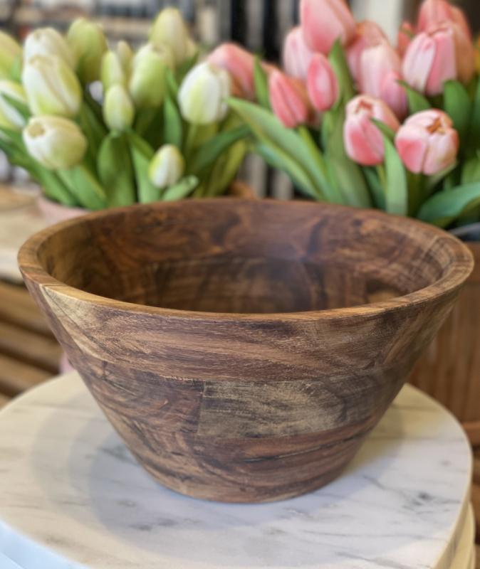 Stuff Design konisk salatskål stor - sheesham