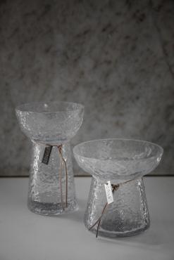 Løgvase D9 H15 cm mønstret