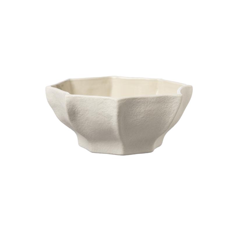 Skål D17 H7 cm naturhvid