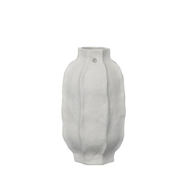 Vase stentøj D13 H22 cm naturhvid