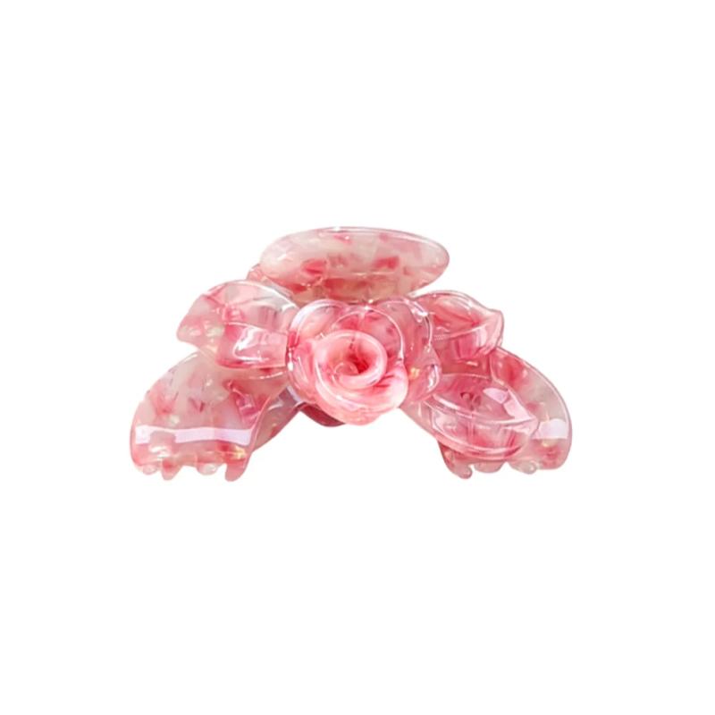 Rosina Hårklemme - Marmor Rosa