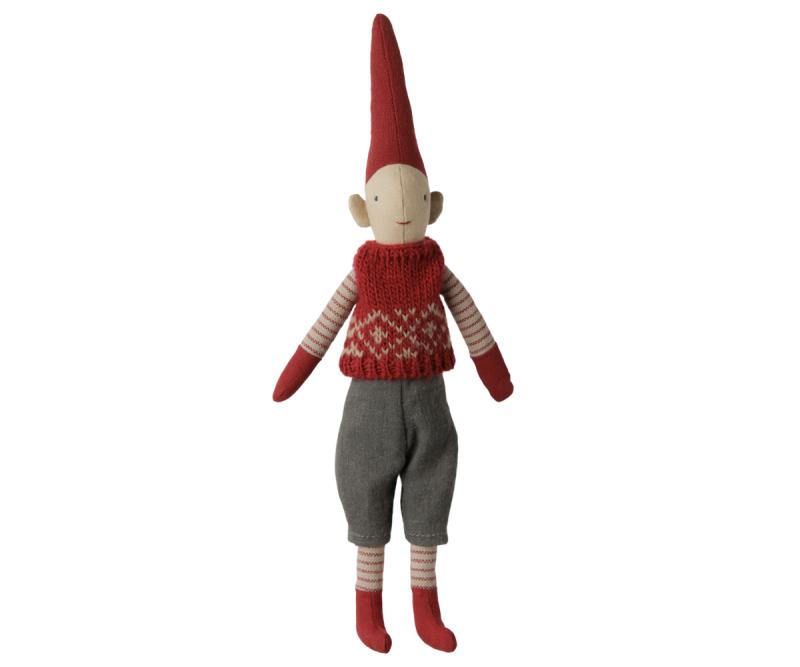 Pixy, Str. 1 - Dreng - Rød knitted vest