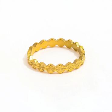 Burst Dot Ring - 18K Gold Plated