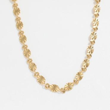 Burst Dot Necklace - 18K Gold Plated