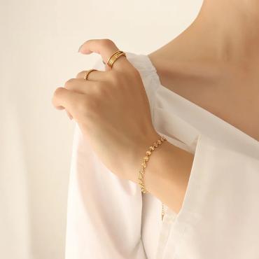 Burst Dot Bracelet - 18K Gold Plated