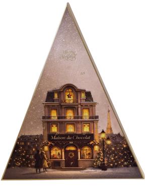 Cocoture Julekalender i hvid - chokolade & Marcipan
