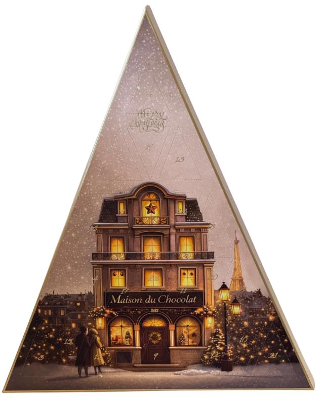 Cocoture Julekalender i hvid - chokolade & Marcipan