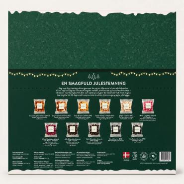 Guru Snack gourmet julekalender. Julekalender med Økologiske Snacks fra Guru Snack.