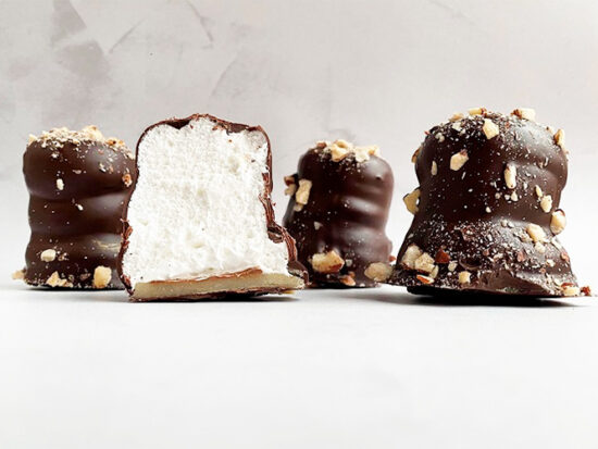 Nougat flødebolle